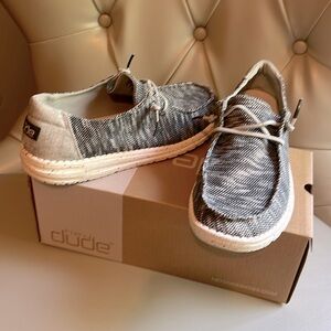 Grey Women’s Hey Dudes- worn once